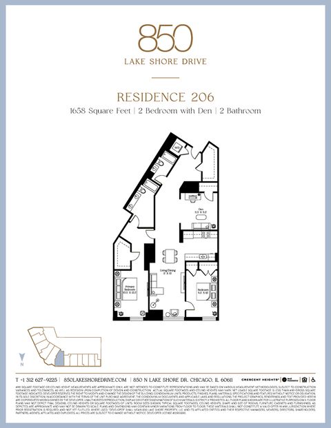 Tiny photo for 850 N Lake Shore Drive #206, Chicago, IL 60611 (MLS # 12395667)