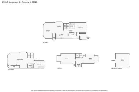Tiny photo for 8745 S Sangamon Street, Chicago, IL 60620 (MLS # 12734215)