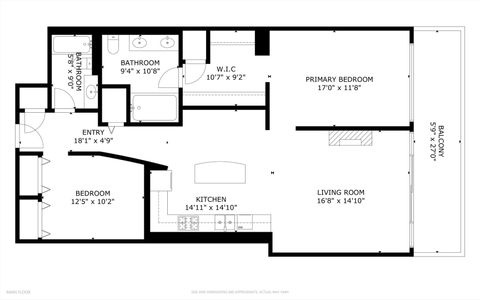 Tiny photo for 1645 W Ogden Avenue #702, Chicago, IL 60612 (MLS # 12501814)