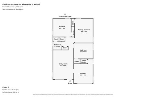 Tiny photo for 8936 W Forestview Avenue, North Riverside, IL 60546 (MLS # 12711182)