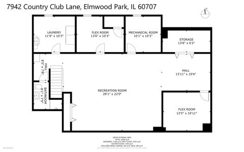 Tiny photo for 7942 COUNTRY CLUB Lane, Elmwood Park, IL 60707 (MLS # 12464161)