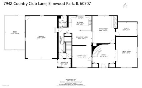 Tiny photo for 7942 COUNTRY CLUB Lane, Elmwood Park, IL 60707 (MLS # 12464161)
