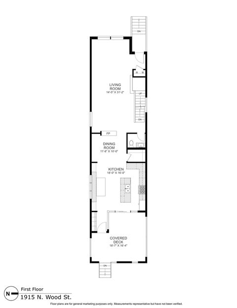 Tiny photo for 1915 N Wood Street, Chicago, IL 60622 (MLS # 12591495)