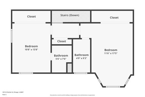 Tiny photo for 1251 W Fletcher Street #J, Chicago, IL 60657 (MLS # 12519288)