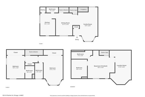 Tiny photo for 1251 W Fletcher Street #J, Chicago, IL 60657 (MLS # 12519288)