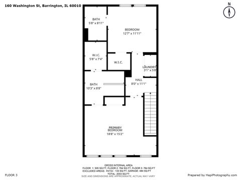 Tiny photo for 160 Washington Street #160, Barrington, IL 60010 (MLS # 12600508)