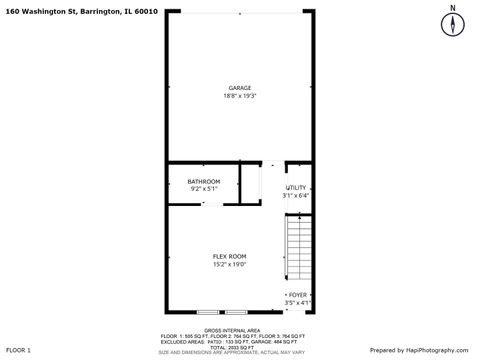 Tiny photo for 160 Washington Street #160, Barrington, IL 60010 (MLS # 12600508)