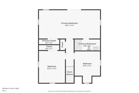 Tiny photo for 806 Spencer Street, Joliet, IL 60433 (MLS # 12491602)