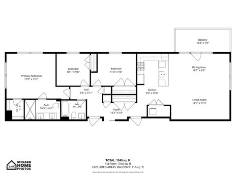 Tiny photo for 1838 N Western Avenue #303, Chicago, IL 60647 (MLS # 12761050)