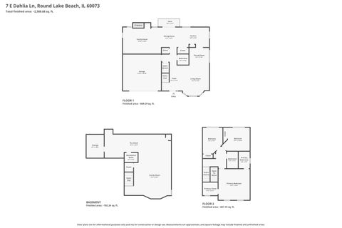 Tiny photo for 7 E Dahlia Lane, Round Lake Beach, IL 60073 (MLS # 12636224)