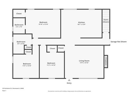 Tiny photo for 319 Parkshore Drive, Shorewood, IL 60404 (MLS # 12686235)