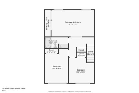 Tiny photo for 793 Lakeside Circle Drive, Wheeling, IL 60090 (MLS # 12749963)