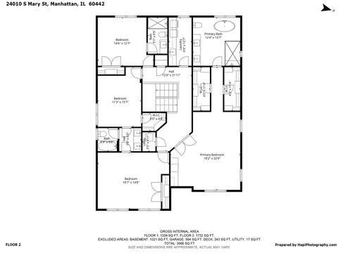 Tiny photo for 24010 S Mary Street, Manhattan, IL 60442 (MLS # 12532441)