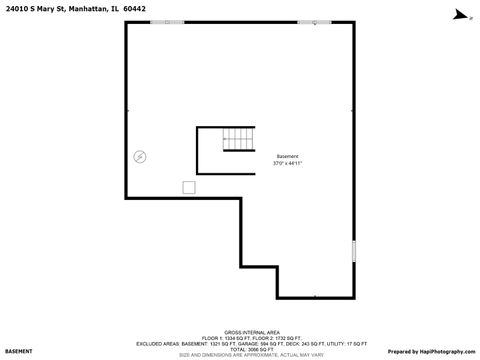 Tiny photo for 24010 S Mary Street, Manhattan, IL 60442 (MLS # 12532441)