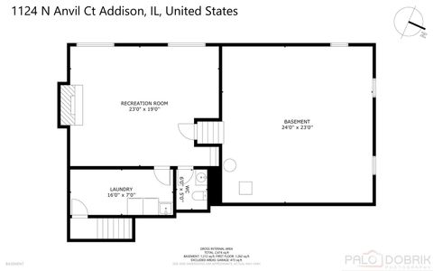 Tiny photo for 1124 N Anvil Court, Addison, IL 60101 (MLS # 12607221)