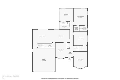 Tiny photo for 1405 N West Street, Naperville, IL 60563 (MLS # 12484450)