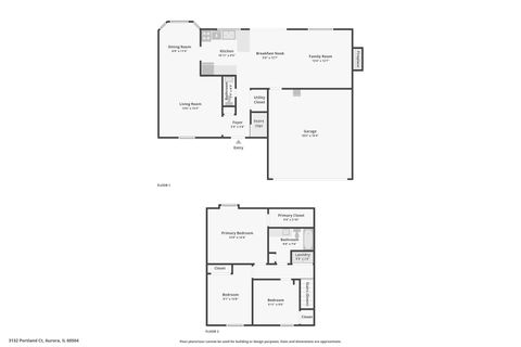 Tiny photo for 3132 Portland Court, Aurora, IL 60504 (MLS # 12514938)