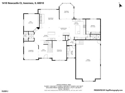 Tiny photo for 1410 W Newcastle Court, Inverness, IL 60010 (MLS # 12713766)