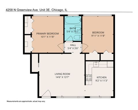 Tiny photo for 4258 N Greenview Avenue #3E, Chicago, IL 60613 (MLS # 12624211)