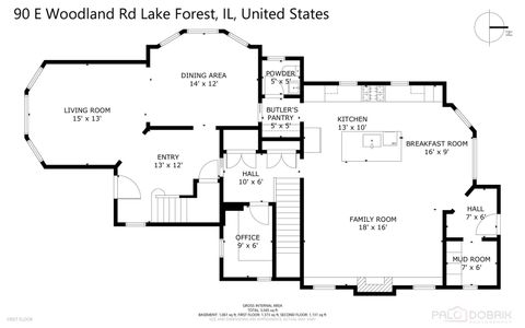 Tiny photo for 90 E Woodland Road, Lake Forest, IL 60045 (MLS # 12547676)