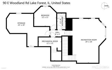 Tiny photo for 90 E Woodland Road, Lake Forest, IL 60045 (MLS # 12547676)