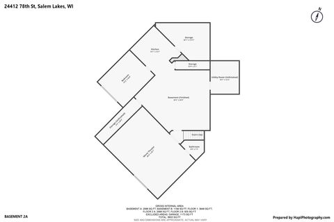 Tiny photo for 24412 78th Street, Salem, WI 53168 (MLS # 12557612)