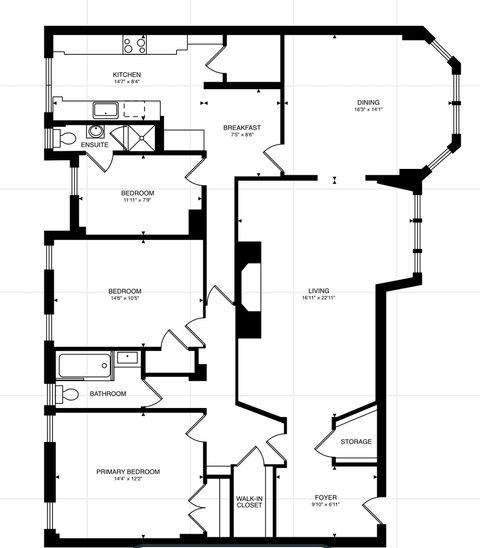 Tiny photo for 6334 N Sheridan Road #3F, Chicago, IL 60660 (MLS # 12520742)