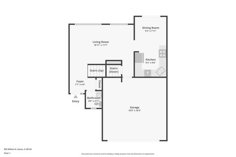 Tiny photo for 993 Willow Street, Itasca, IL 60143 (MLS # 12624949)