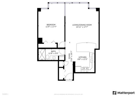 Tiny photo for 30 E Huron Street #5501, Chicago, IL 60611 (MLS # 12671477)