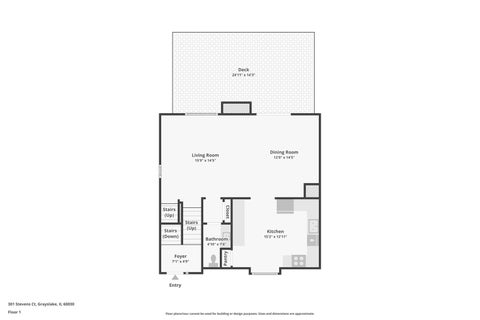 Tiny photo for 301 Stevens Court, Grayslake, IL 60030 (MLS # 12783775)
