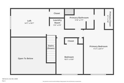 Tiny photo for 1466 Root Street #1, Crest Hill, IL 60435 (MLS # 12642751)