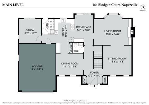 Tiny photo for 484 Blodgett Court, Naperville, IL 60565 (MLS # 12579558)