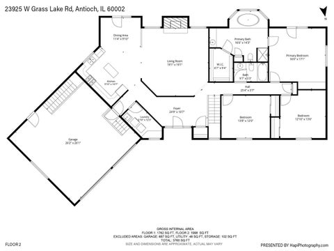 Tiny photo for 23925 W Grass Lake Road, Antioch, IL 60002 (MLS # 12684564)