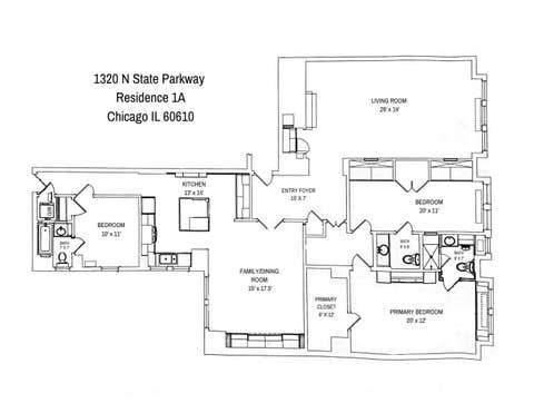 Tiny photo for 1320 N STATE Parkway #1A, Chicago, IL 60610 (MLS # 12717350)