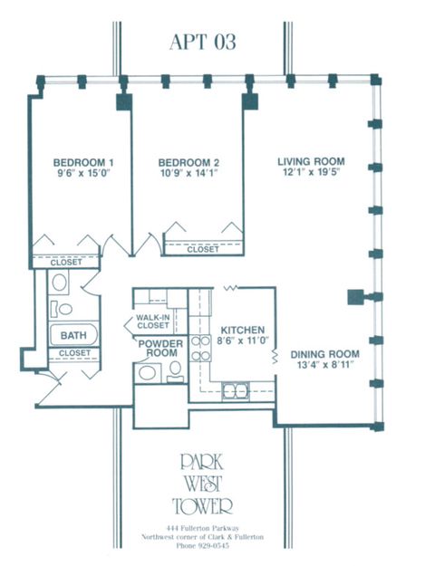 Tiny photo for 444 W Fullerton Parkway #1203, Chicago, IL 60614 (MLS # 12591994)