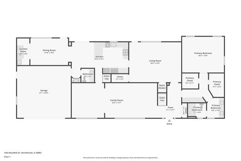Tiny photo for 1443 Woodhill Drive, Northbrook, IL 60062 (MLS # 12509574)