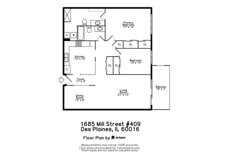 Tiny photo for 1685 MILL Street #409, Des Plaines, IL 60016 (MLS # 12576351)