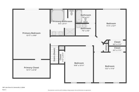 Tiny photo for 1867 Lake Shore Drive, Romeoville, IL 60446 (MLS # 12399046)