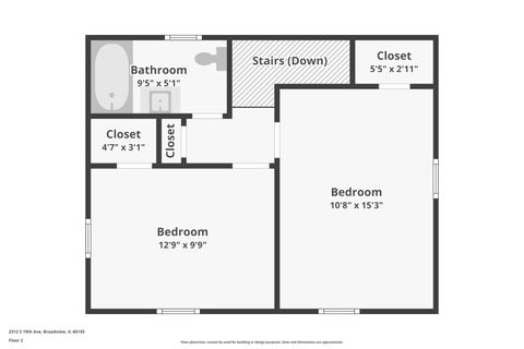 Tiny photo for 2412 S 19th Avenue, Broadview, IL 60155 (MLS # 12470242)