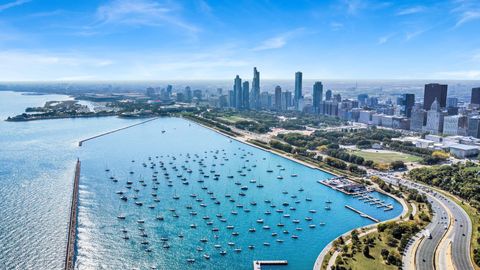 Tiny photo for 195 N Harbor Drive #5502, Chicago, IL 60601 (MLS # 12487846)