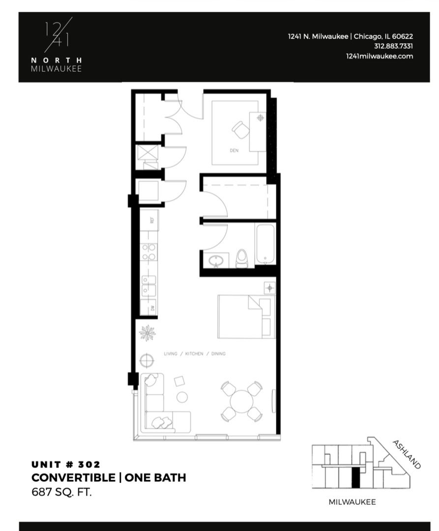 1241 N MILWAUKEE Avenue 302