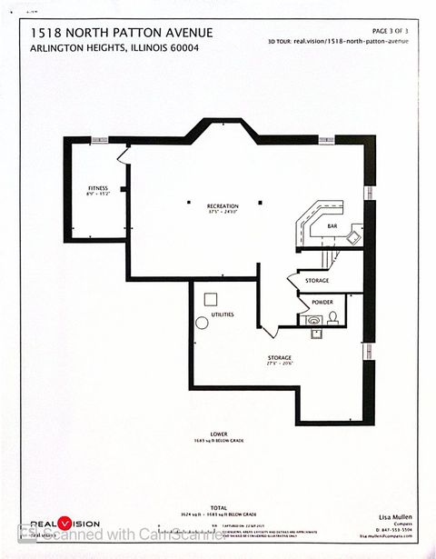 Tiny photo for 1518 N Patton Avenue, Arlington Heights, IL 60004 (MLS # 12580229)