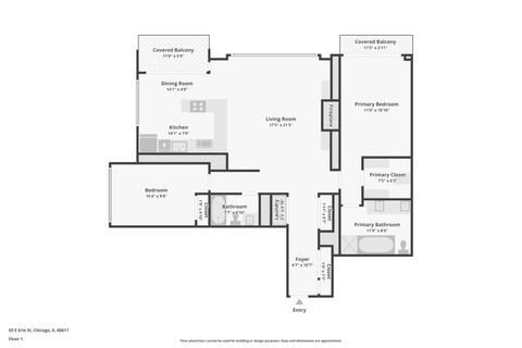 Tiny photo for 55 E Erie Street #2901, Chicago, IL 60611 (MLS # 12599179)