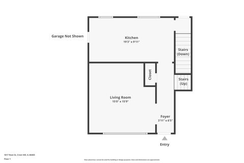 Tiny photo for 1817 Root Street, Crest Hill, IL 60403 (MLS # 12733384)