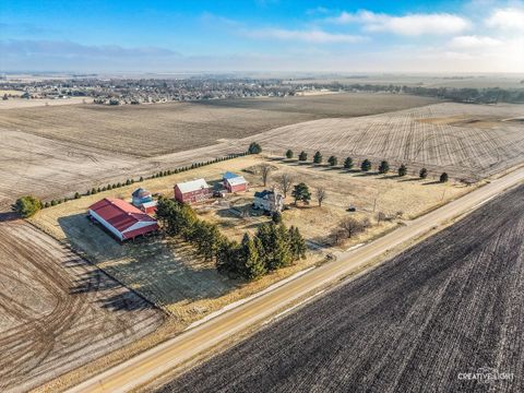 Tiny photo for 10256 Somonauk Road, Hinckley, IL 60520 (MLS # 12550236)