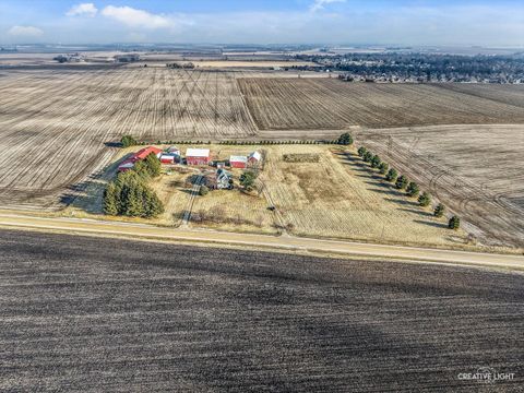 Tiny photo for 10256 Somonauk Road, Hinckley, IL 60520 (MLS # 12550236)