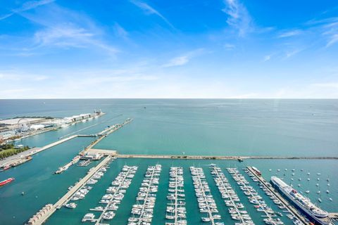 Tiny photo for 195 N Harbor Drive #5502, Chicago, IL 60601 (MLS # 12584839)