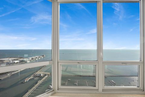 Tiny photo for 195 N Harbor Drive #5502, Chicago, IL 60601 (MLS # 12584839)