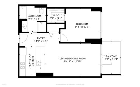 Tiny photo for 123 S Green Street #702B, Chicago, IL 60607 (MLS # 12623870)