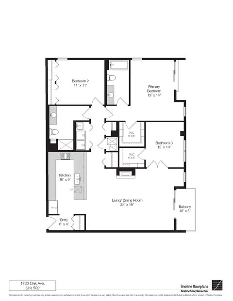 Tiny photo for 1720 Oak Avenue #502, Evanston, IL 60201 (MLS # 12491290)